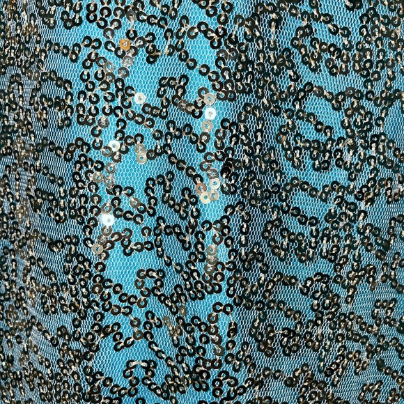 La Femme Prom dress - Beautiful and sparkly!!  Strapless - Picture 3 of 7